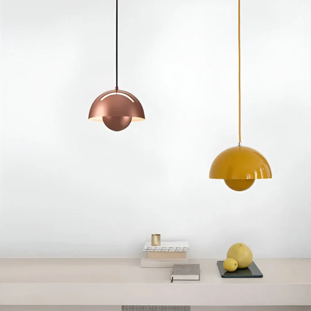 Scandinavian LED pendant light - NordicBlossom - Image 4
