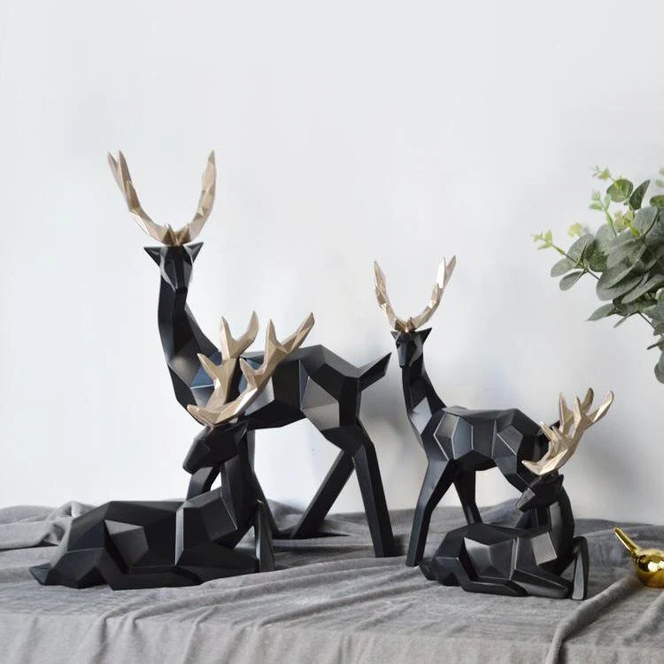 Sculpture of deer figures - Image 3