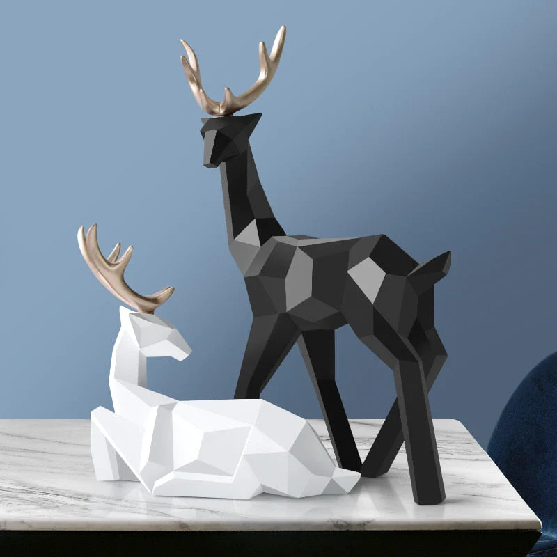Sculpture of deer figures - Image 4