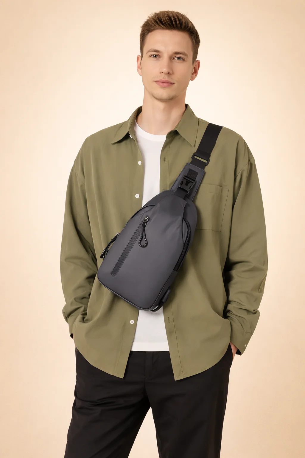 Sebastian | Men’s Modern Sling Bag for Everyday Urban Carry - Image 4