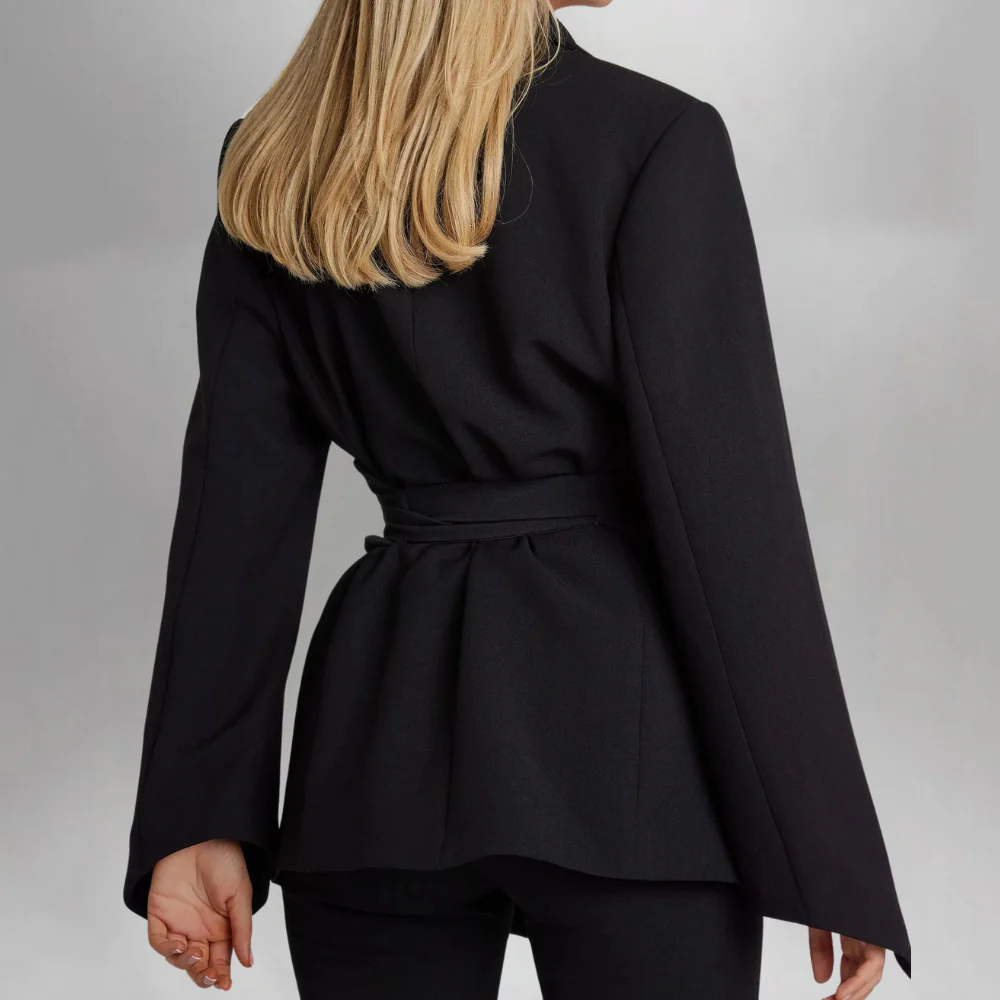 Shanna | Women's Blazer with Belt for a Chic Look - Image 3