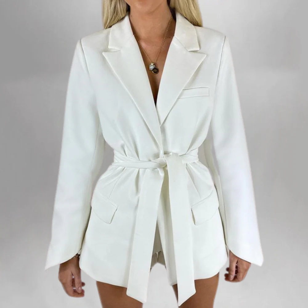 Shanna | Women's Blazer with Belt for a Chic Look - Image 5