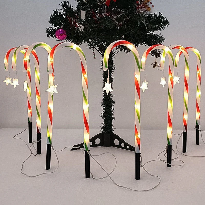Solar Christmas Tree Ground Plug Light Decoration Landscape Lamp - Image 7