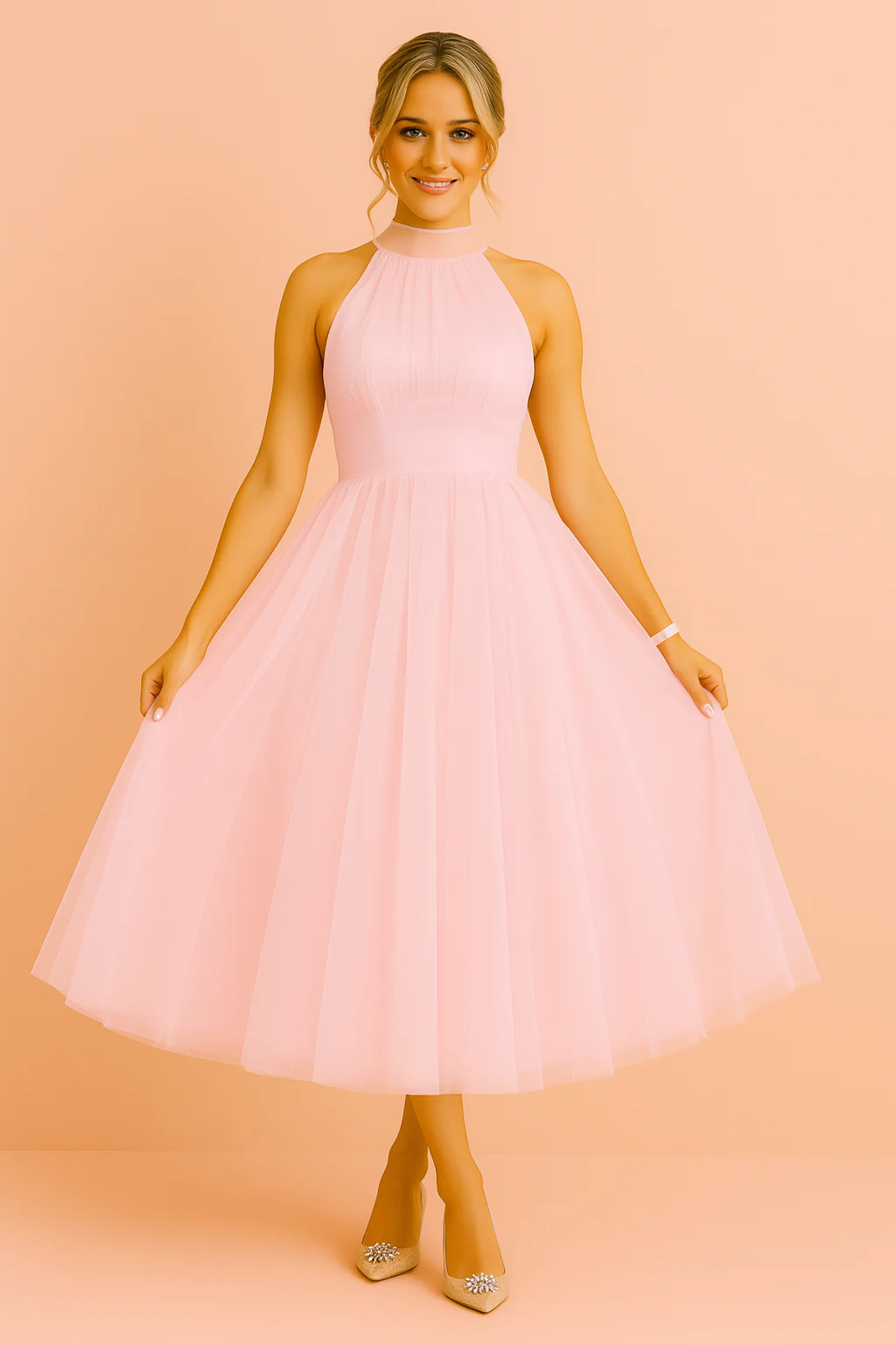 Sophie | Elegant Flared Dress - Image 3