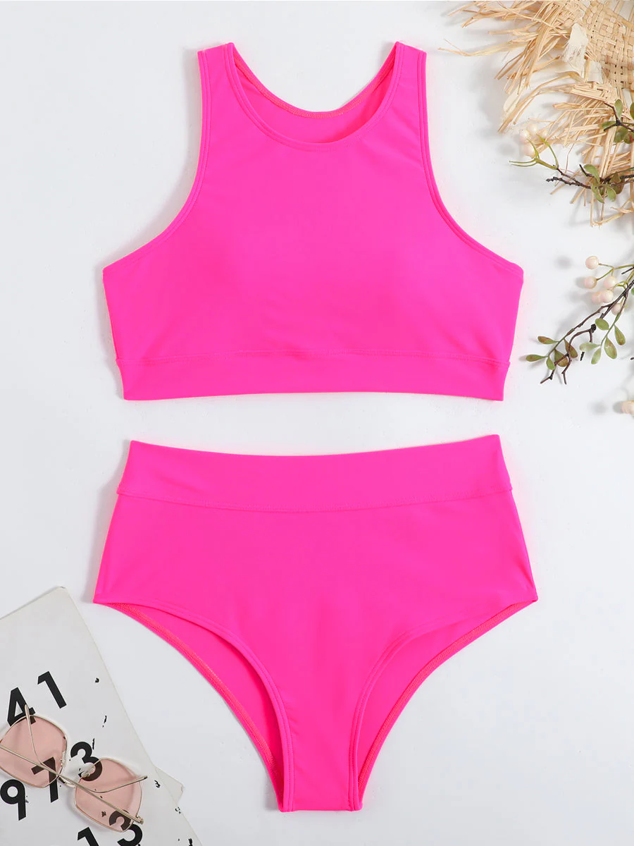 Sporty high-fairing bikini with racerback top - Image 8
