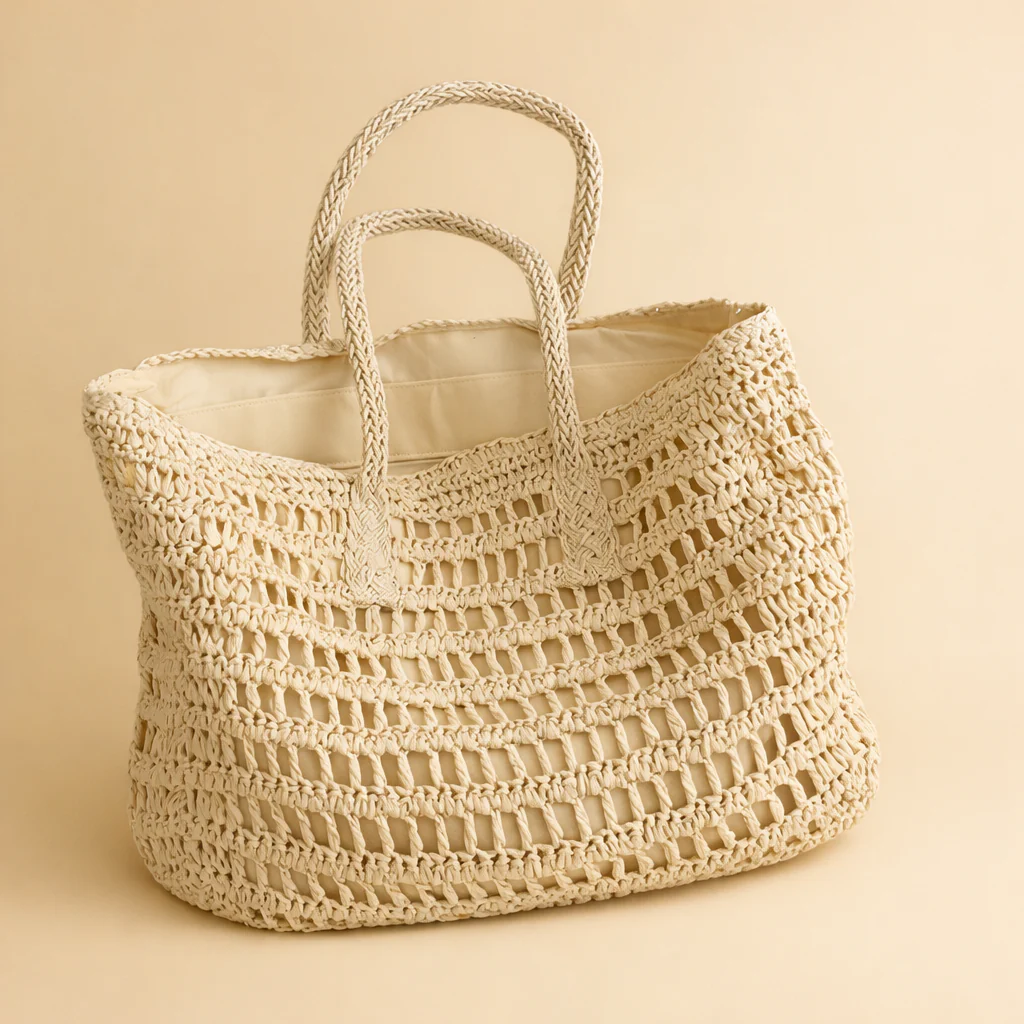 Olivia | Women’s Elegant Woven Tote Bag for Everyday Styling - Image 2