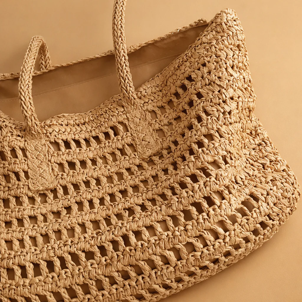 Olivia | Women’s Elegant Woven Tote Bag for Everyday Styling - Image 4