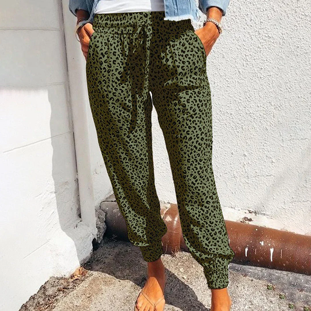 Talia | Comfy Leopard Print Trouser - Image 11