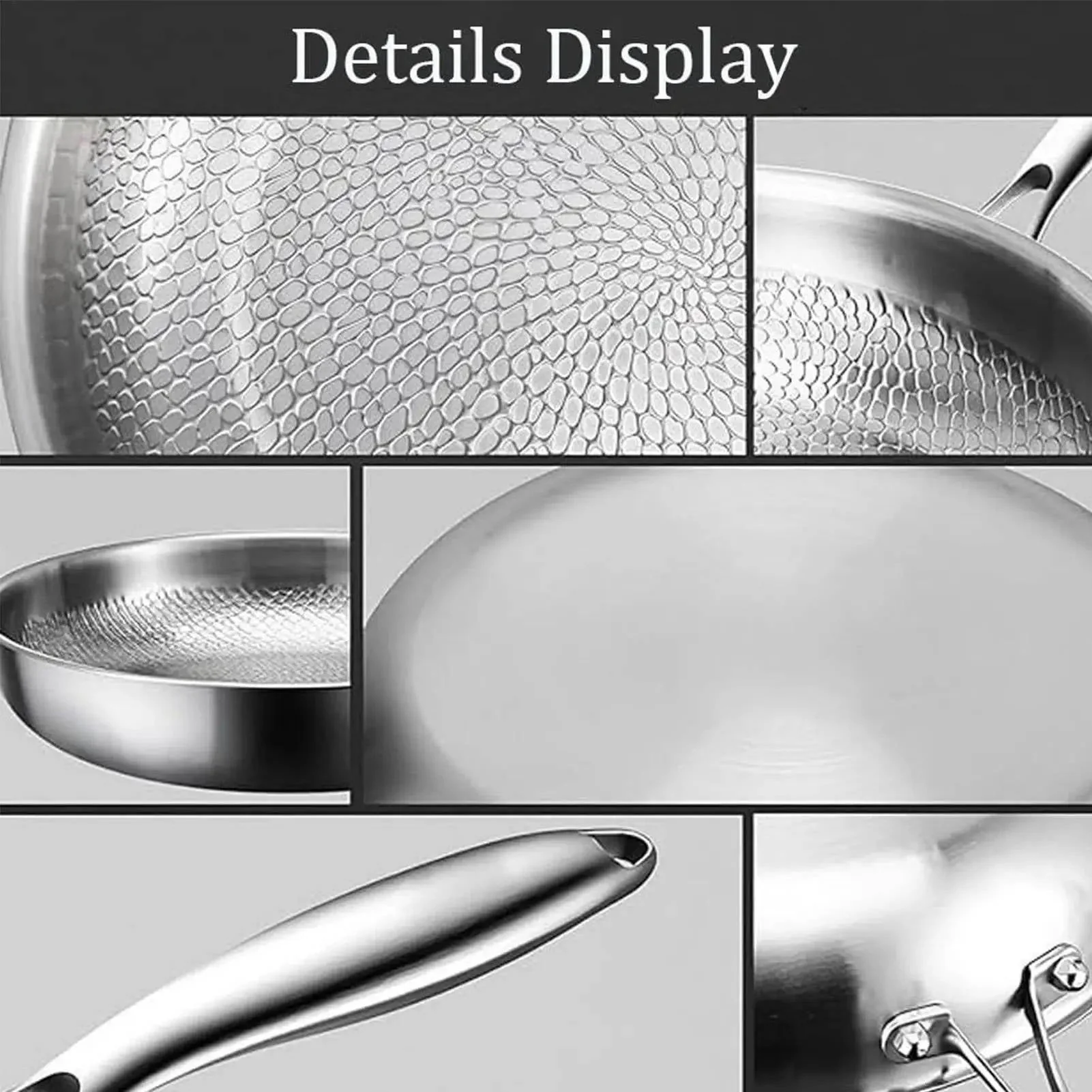 Titanium Non-Stick Frying Pan with Deep Sides – Fish Scale Texture, Durable Heat Distribution for All Heat Sources - Image 5