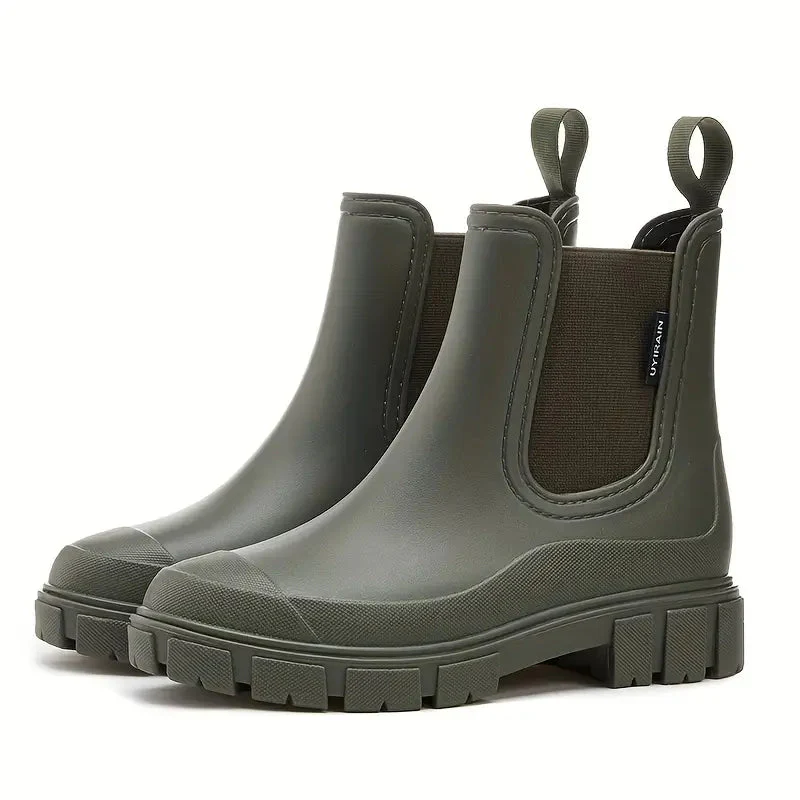 Trendy waterproof rain boots - Image 5