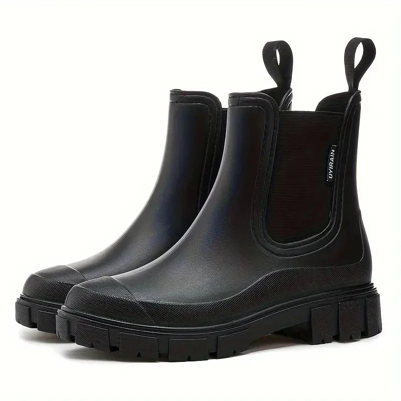 Trendy waterproof rain boots - Image 6