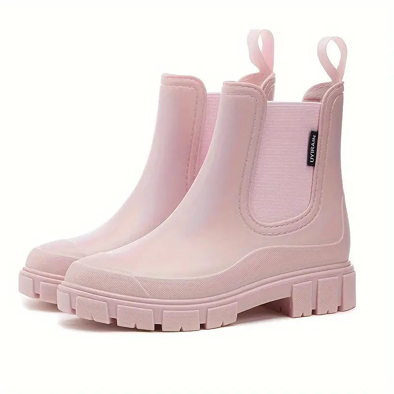 Trendy waterproof rain boots - Image 4