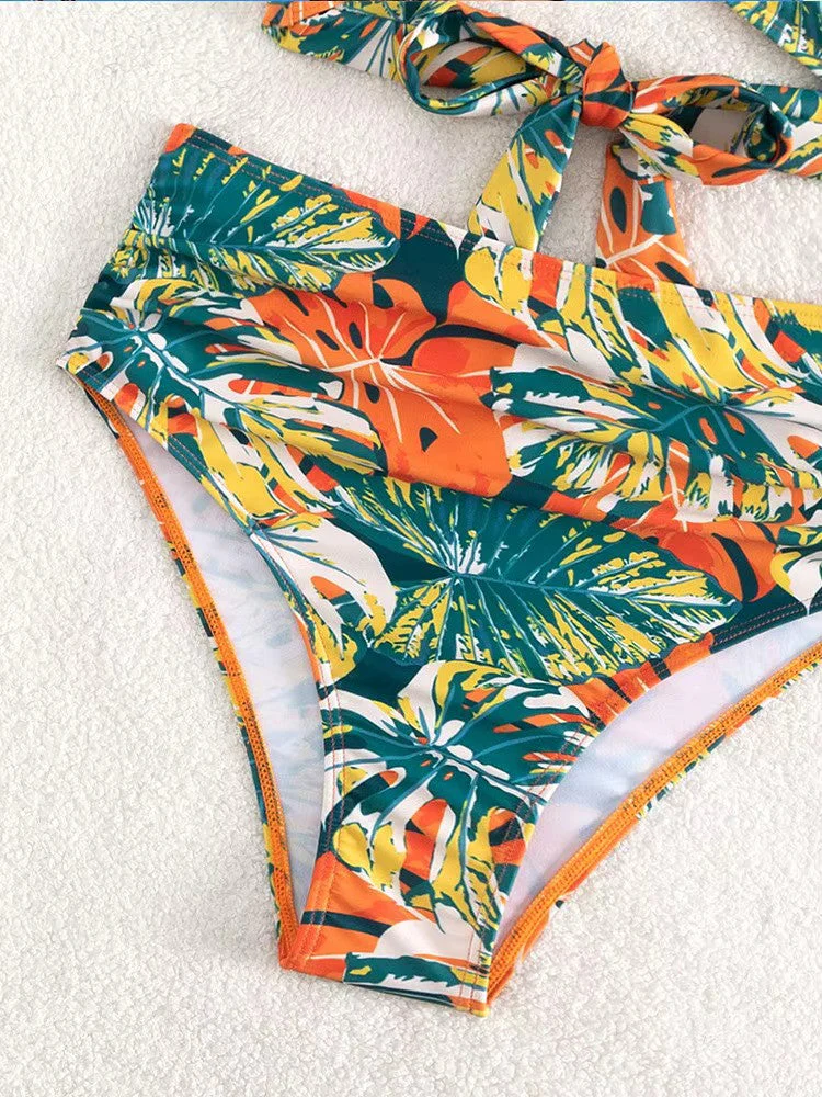 Tropical bikini - bikini set with cheerful print - Image 6