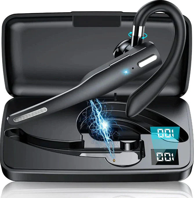 Trucker Dual Mic Wireless Bluetooth 5.1 Noise Cancelling Headset/Earbuds - Image 7
