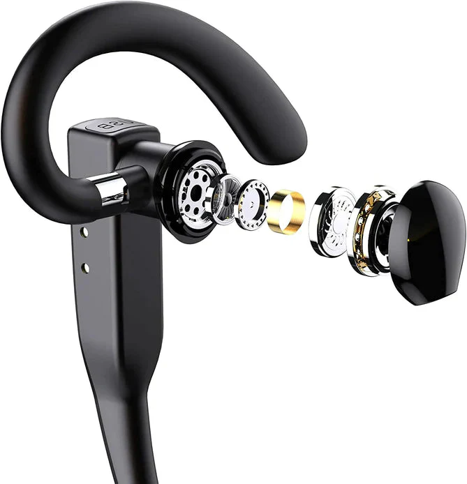 Trucker Dual Mic Wireless Bluetooth 5.1 Noise Cancelling Headset/Earbuds - Image 8