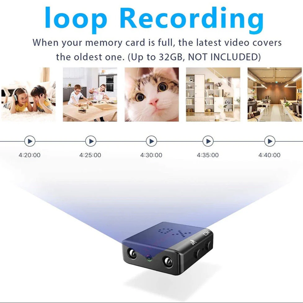 Ultra-compact Full HD mini camera with night vision and motion detection - Image 3