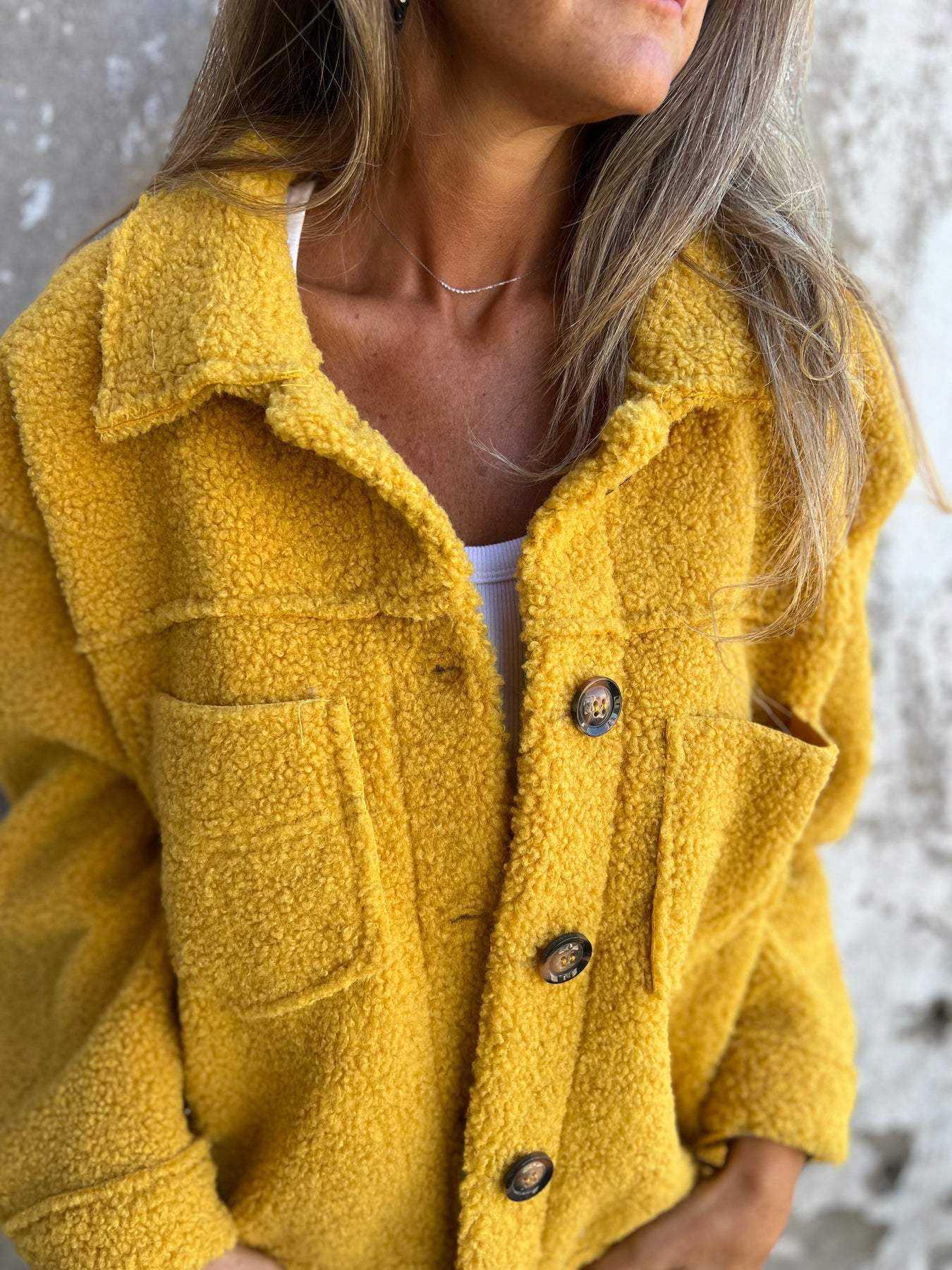 Women's Elegant Winter Coat Warm Wool Sherpa Fabric - Image 6