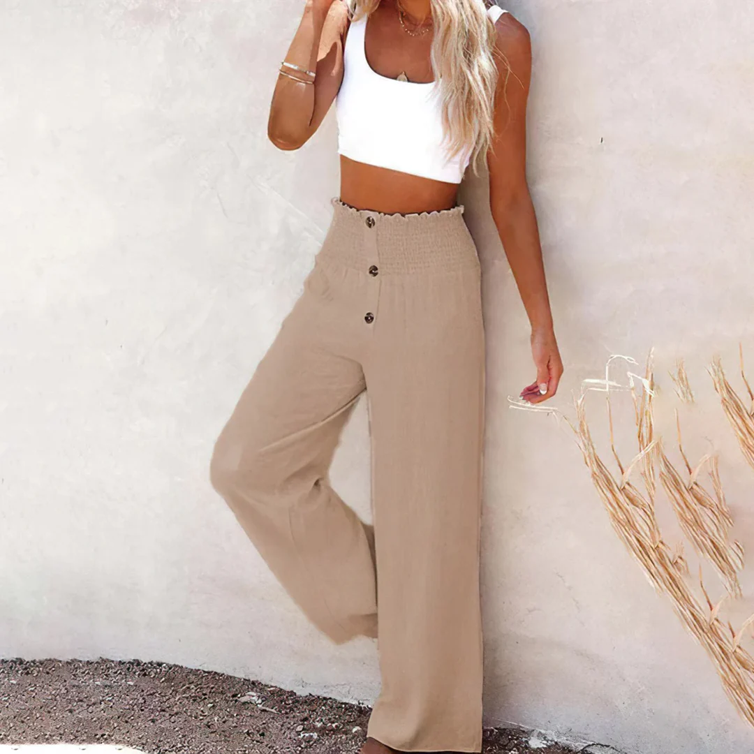 Vicky | Relaxed High-Waist Loose Pants - Image 4