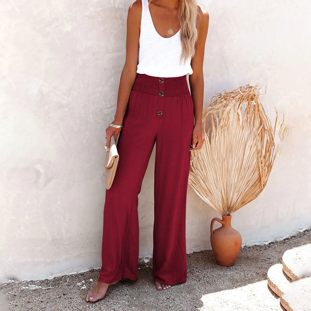 Vicky | Relaxed High-Waist Loose Pants - Image 7