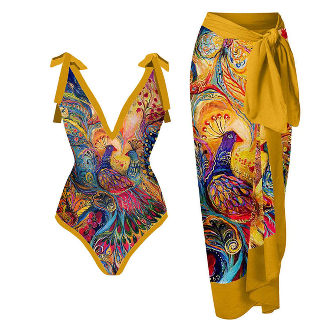 Vintage swimsuit with ruffles - Image 4