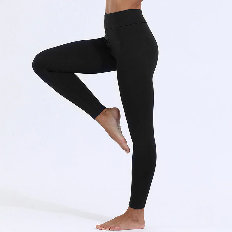 Warm Winter Fleece Leggings - Image 6