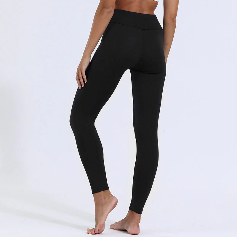 Warm Winter Fleece Leggings - Image 7
