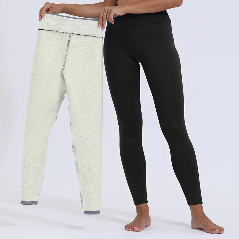 Warm Winter Fleece Leggings - Image 9