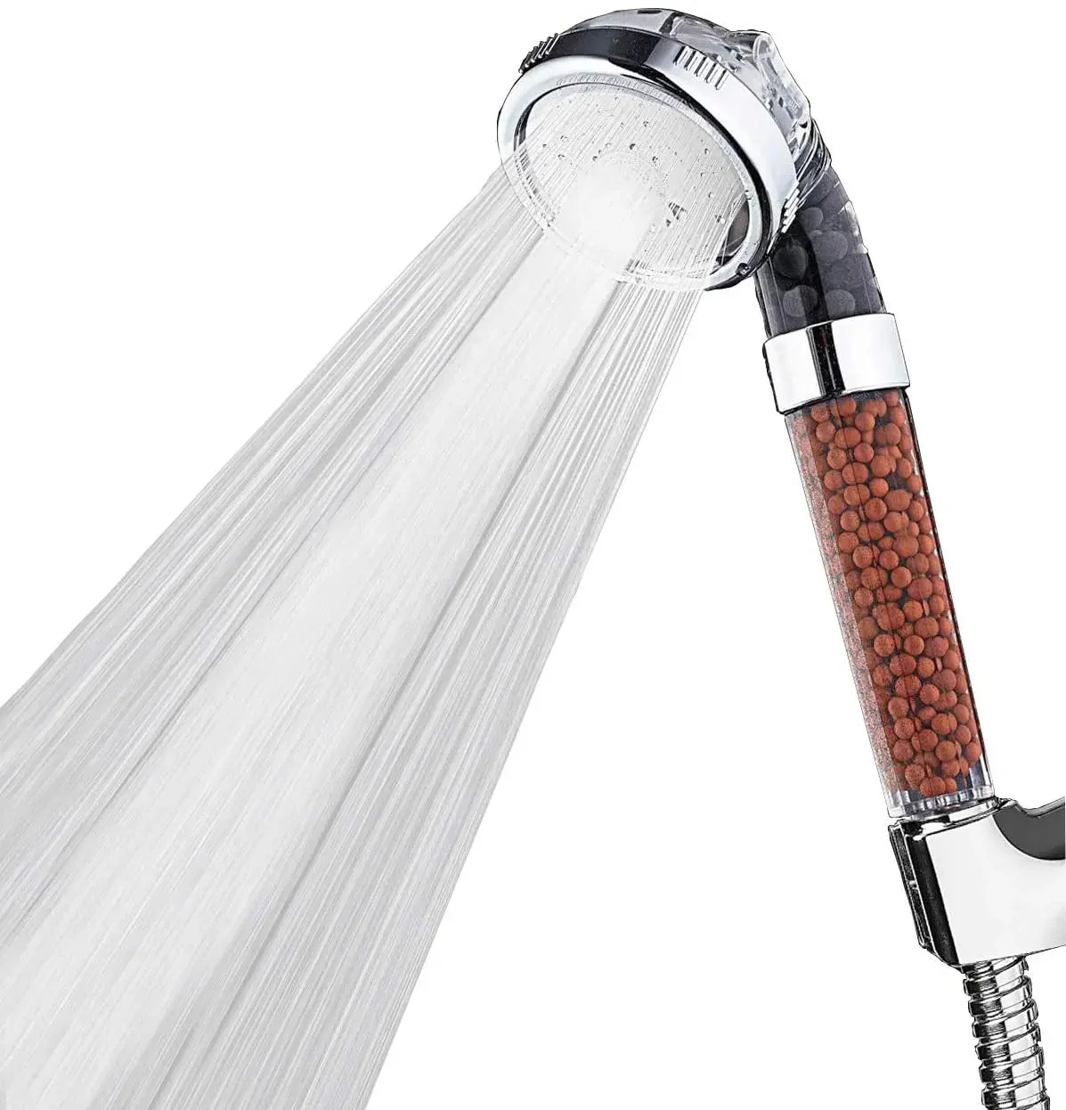 Water-saving high-pressure shower head with filter – AquaGlow - Image 2