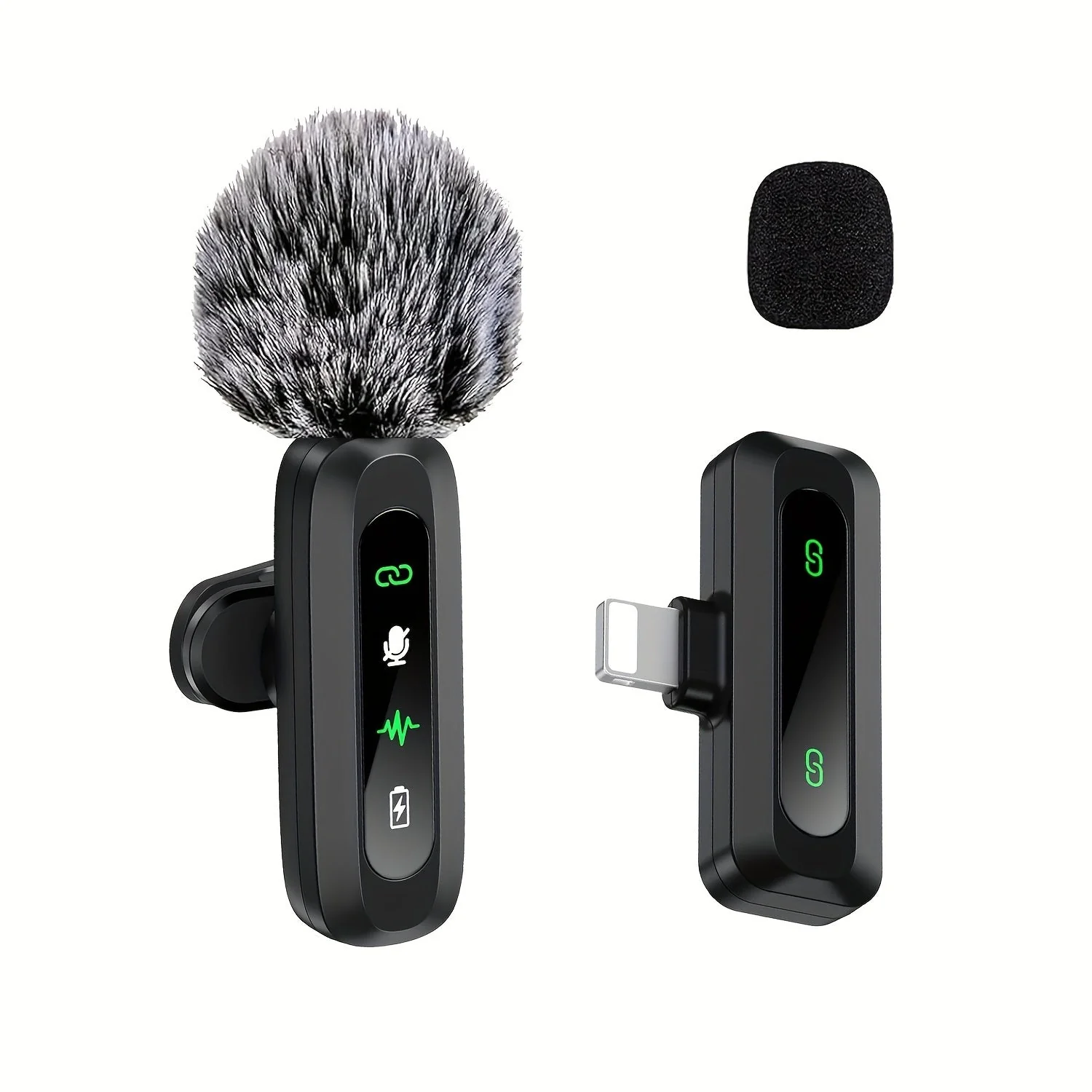 Wireless lavalier microphone with USB-C connectivity for smartphones and tablets - compact design, ideal for podcasts and vlogs - Image 7