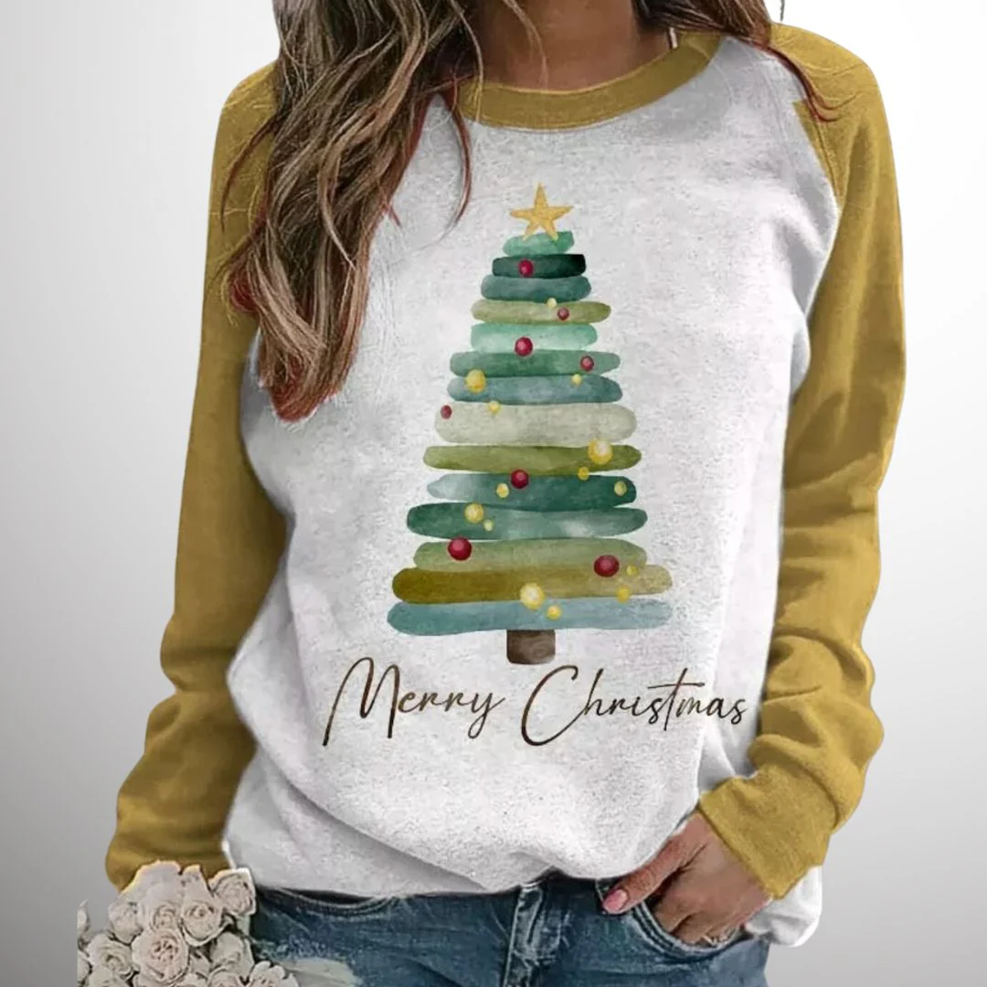 Women's Cozy Christmas Sweater Elegant Knit - Image 3