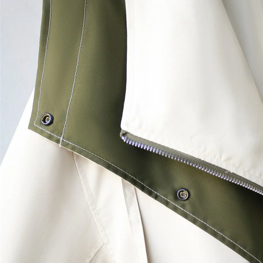 Women's Rain Jacket Waterproof Stylish Polyester - Image 2