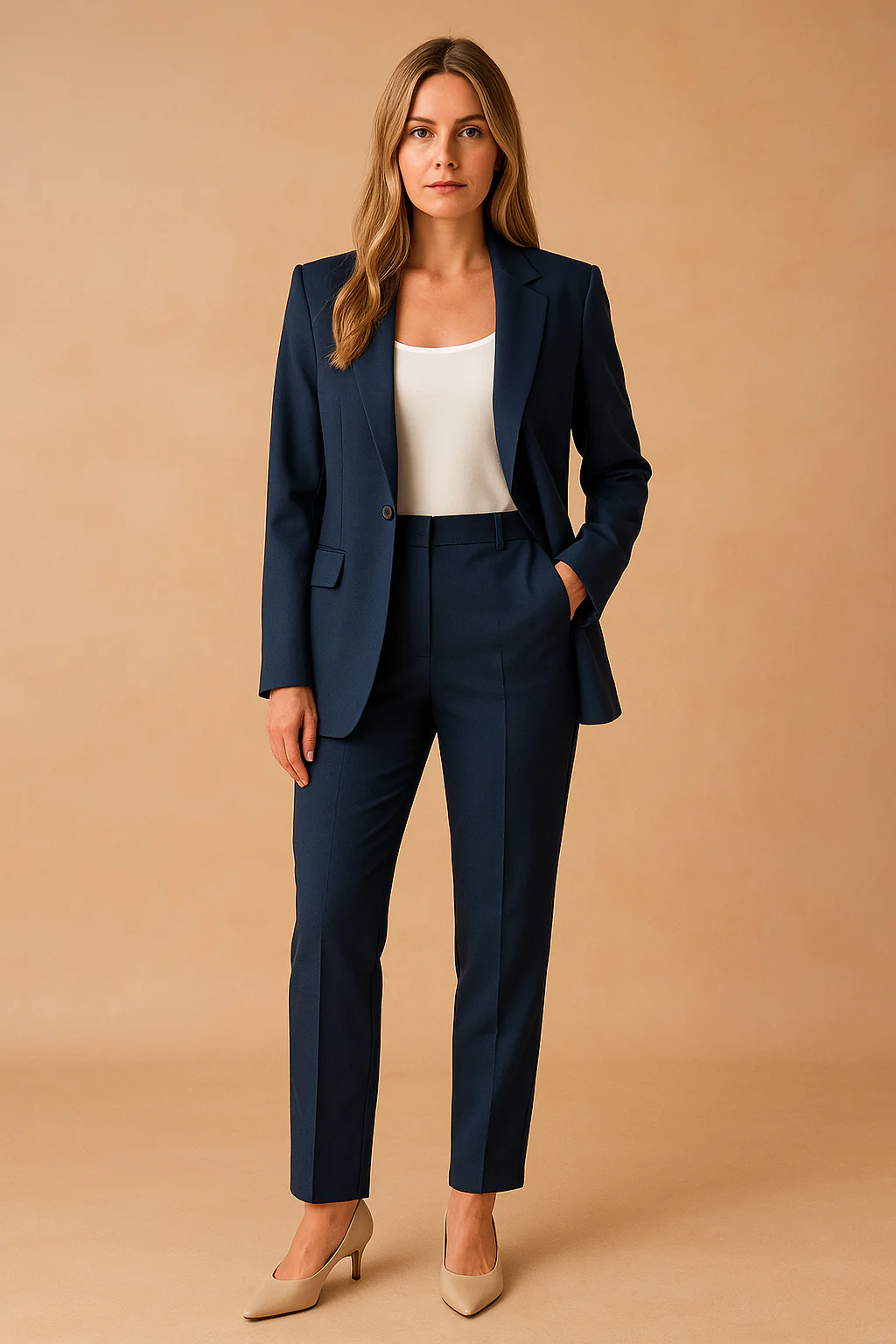 Women's Suit Modern Fitted Design High-Quality Fabric - Image 4