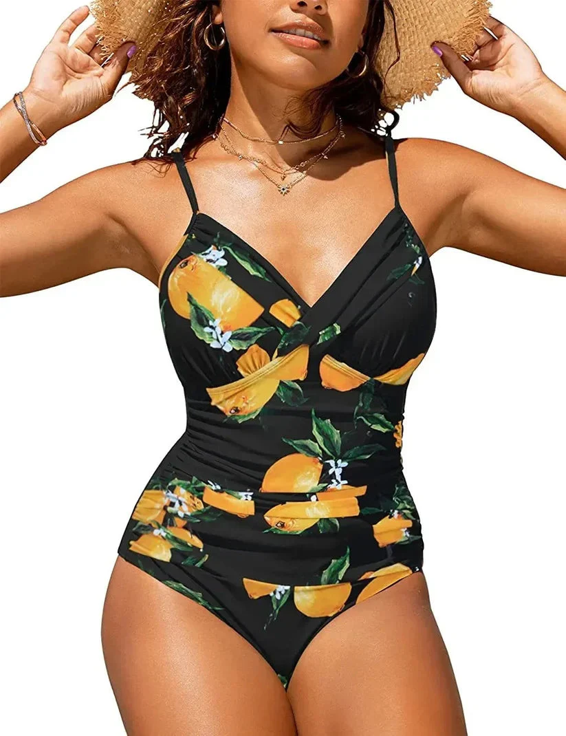 Women's V-neck swimsuit - Image 13