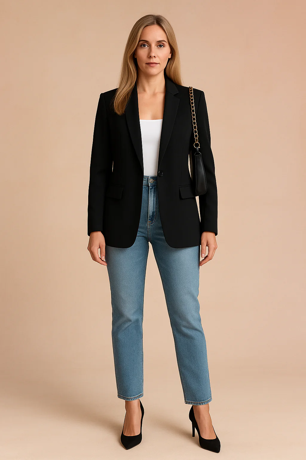 Women's Versatile Blazer Lightweight Fabric for Everyday Wear - Image 9