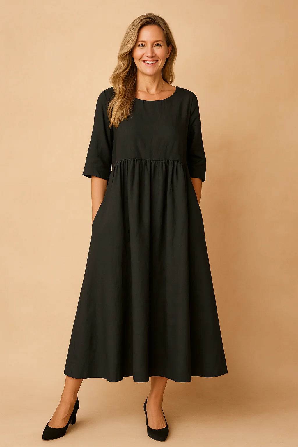 Zuzanna | Airy dress with pockets - Image 3