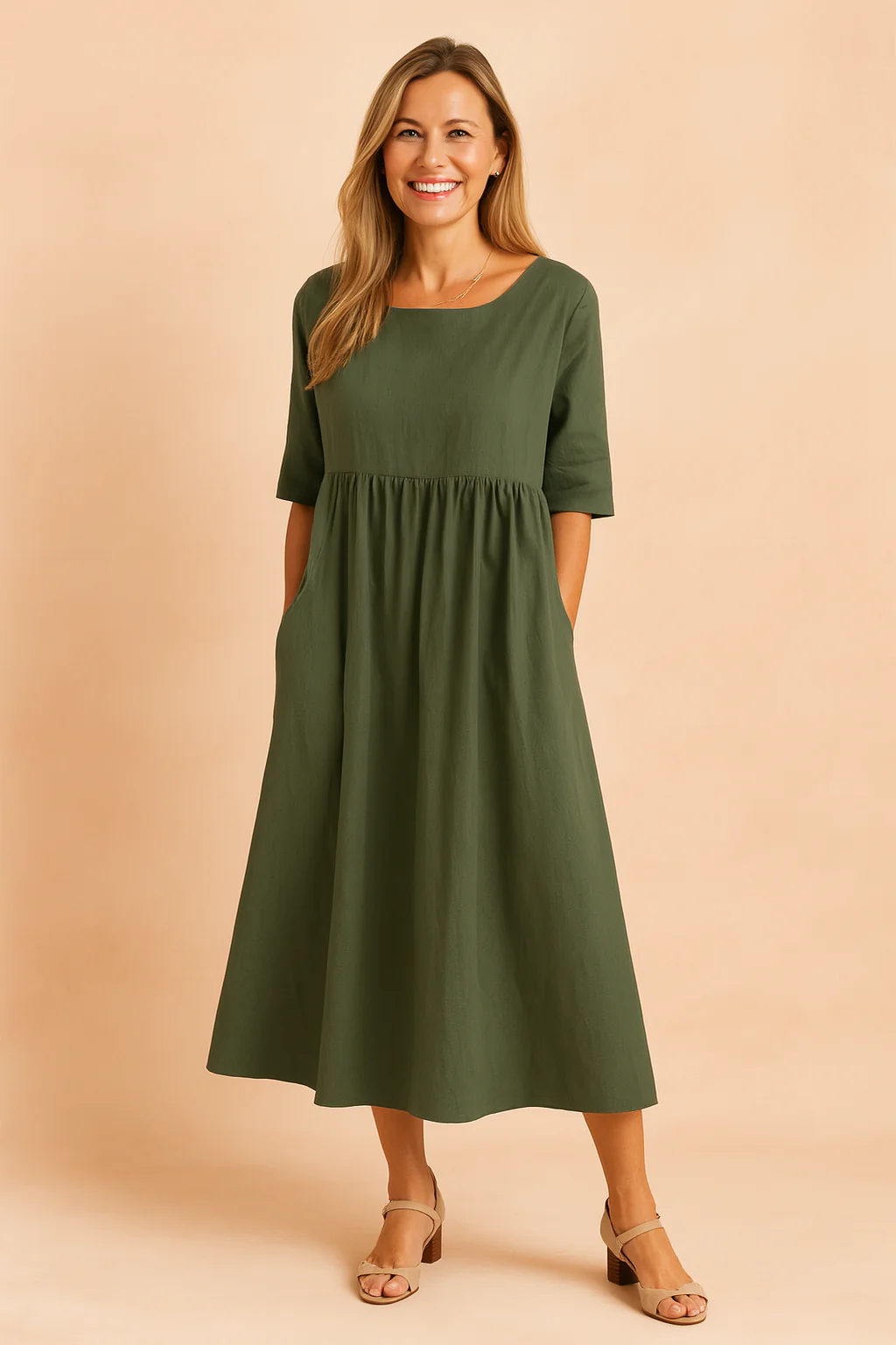 Zuzanna | Airy dress with pockets - Image 4
