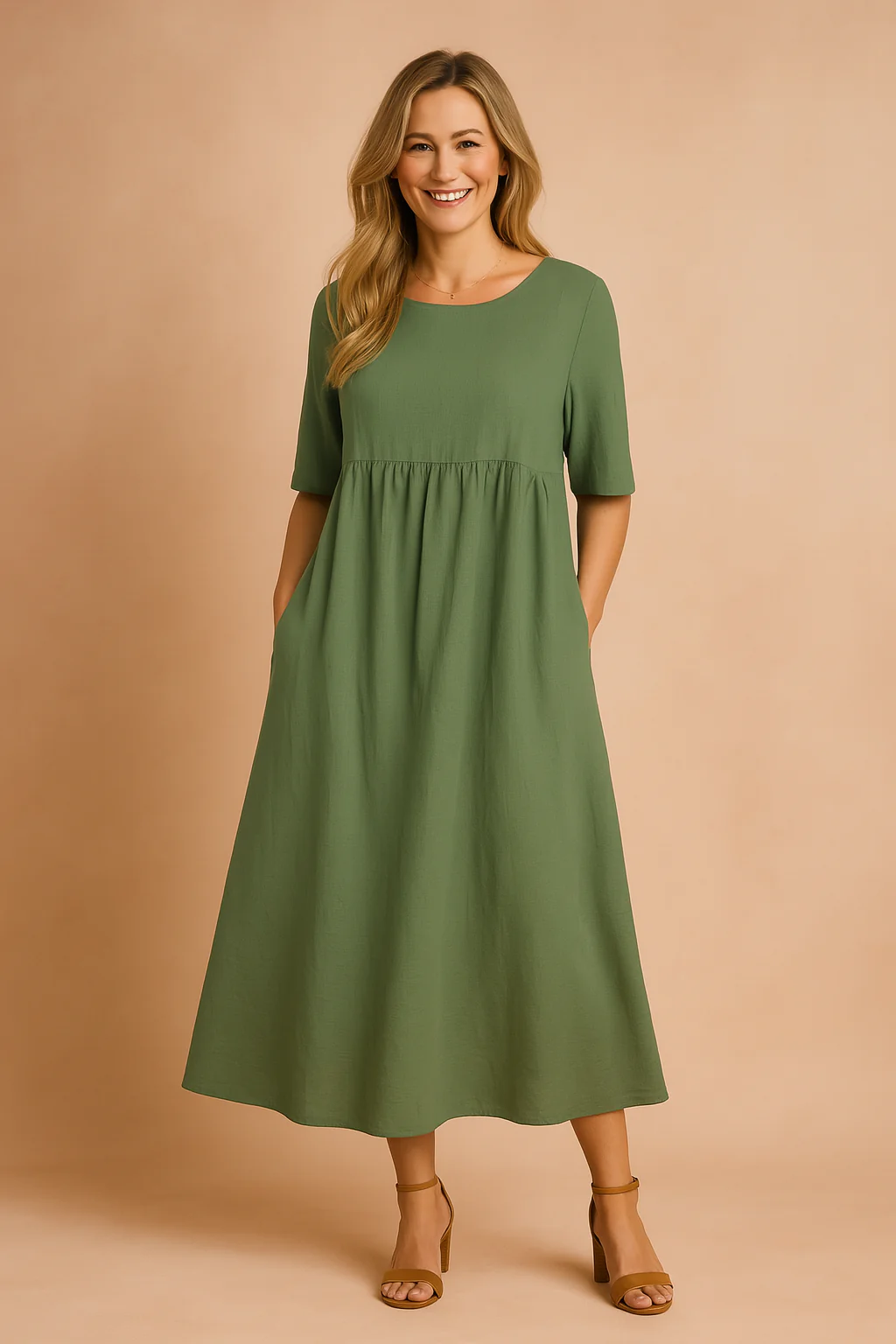 Zuzanna | Airy dress with pockets - Image 5